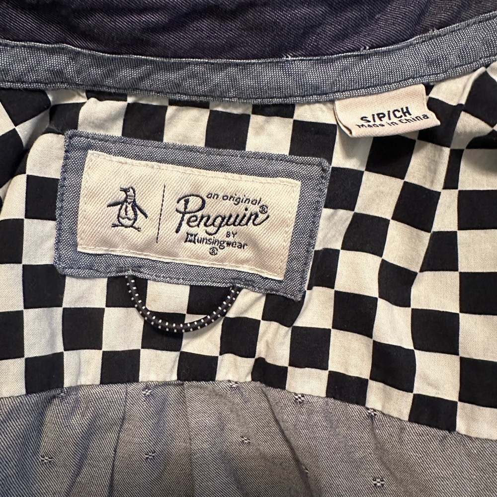 Men’s Original Penguin Button Front Button Down S… - image 5